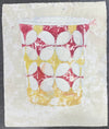 Study of Thirst - Red / Yellow - Framed