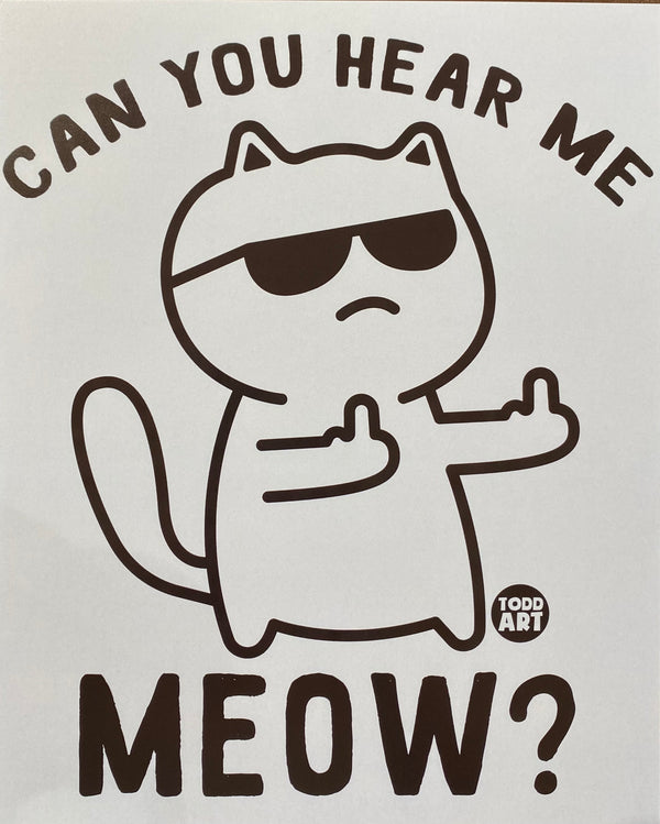 Can You Hear Me Meow?