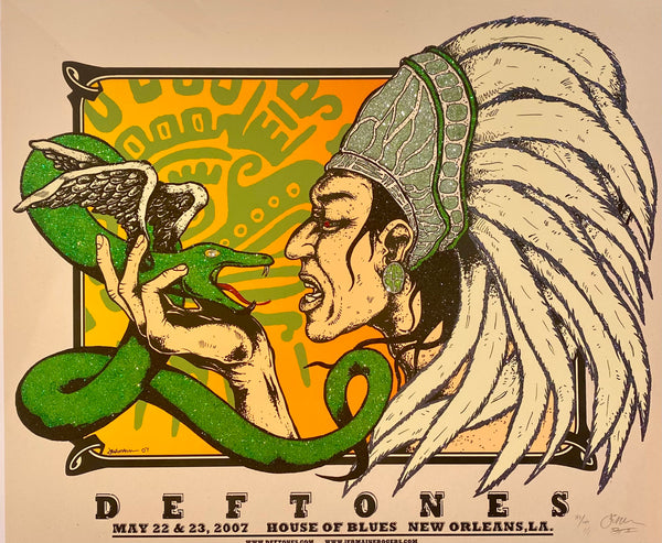 Deftones New Orleans 2007, Bobby Tromantano Embellished! Unique!