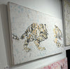 Nicole Charbonnet oversized original abstract artwork of a Tiger.