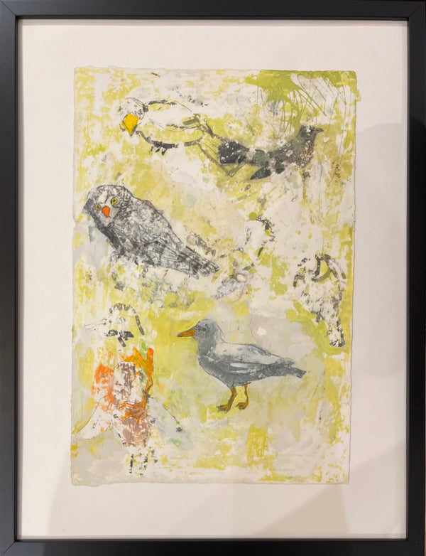 Nicole Charbonnet original artwork of a variety of birds.