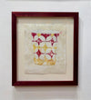 Study of Thirst - Red / Yellow - Framed