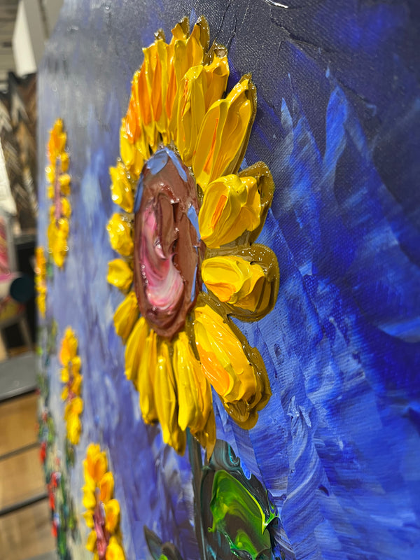 Sunflowers of Colorful Joy