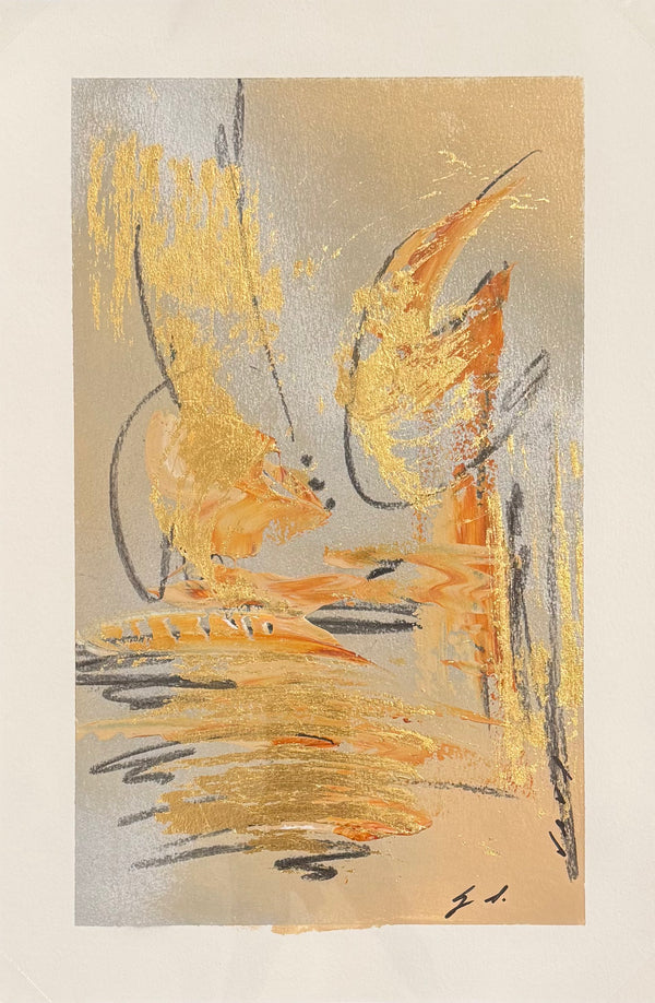 Original Painting on Paper - Oro Series