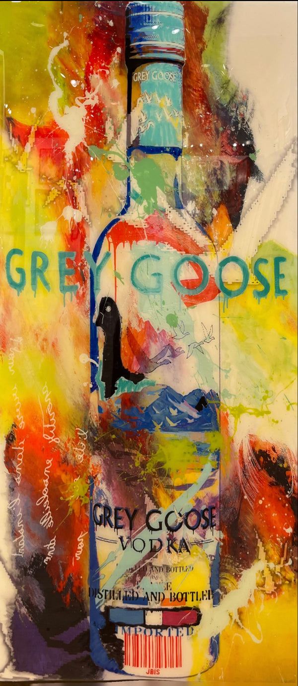 Bisaillon Brothers original artwork of Grey Goose Vodka.