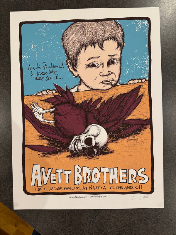 Avett Brothers Cleveland, OH 9.20.13 - 134/175- White Stock