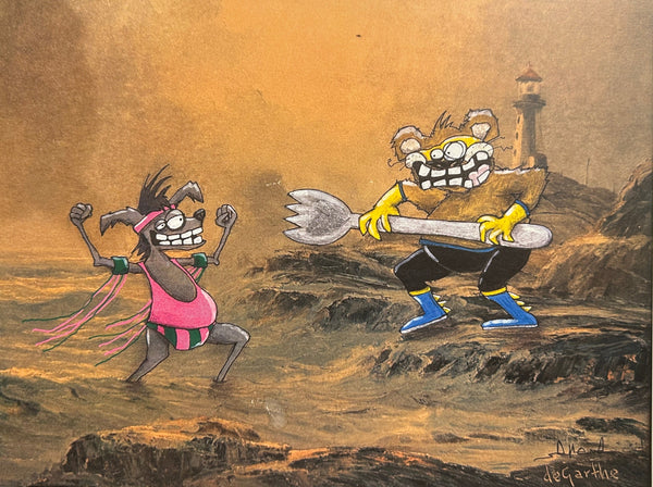 Signore Spaghetti vs Spork Man