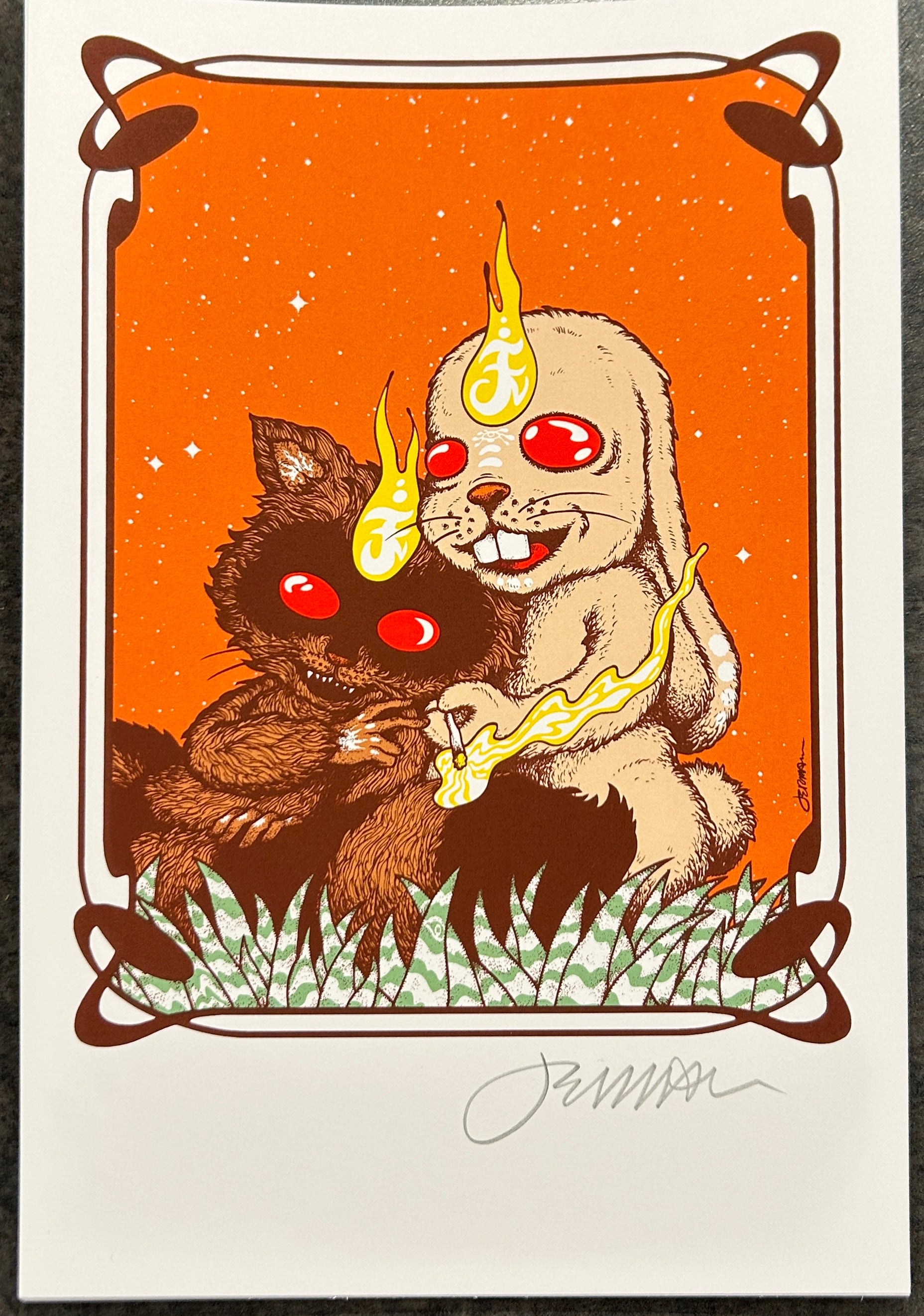 Midnight Sunshine - Handbill - White Stock