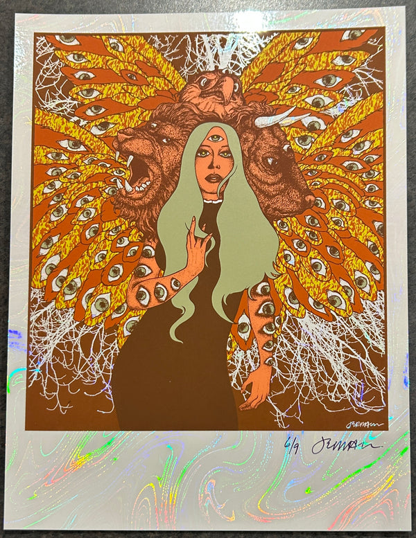 The Living Creature (Cherub) - Handbill - WHITE LAVA Stock 6/9  OMG RARE