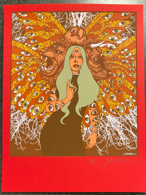 The Living Creature (Cherub) - Handbill - Red Stock 6/8 RARE