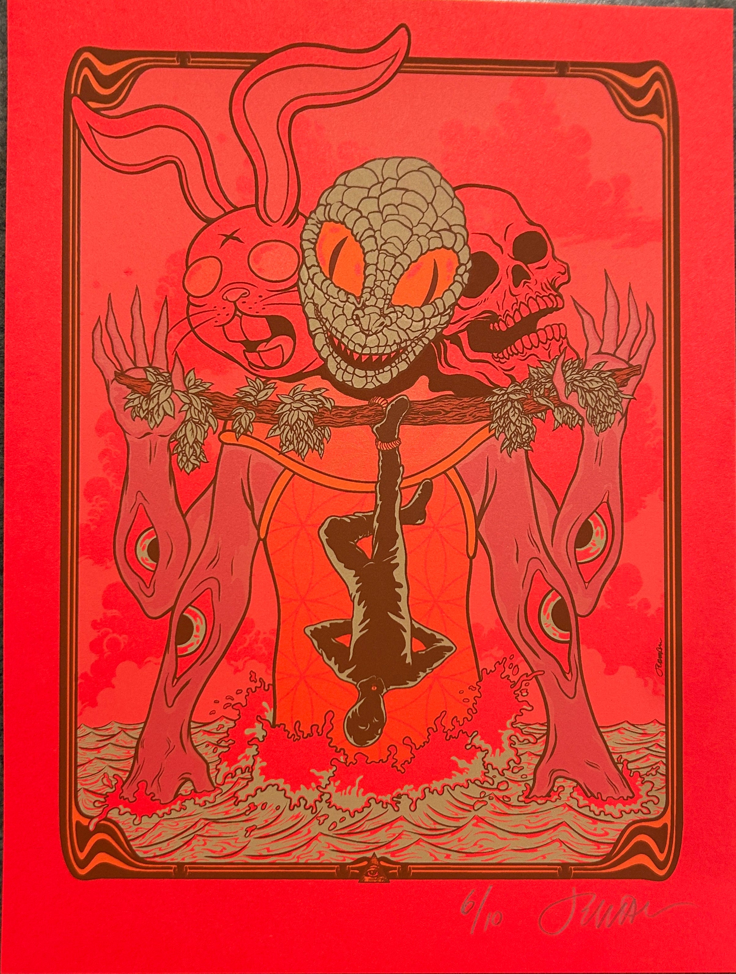 Hanged Man - Red Stock 6/10  RARE