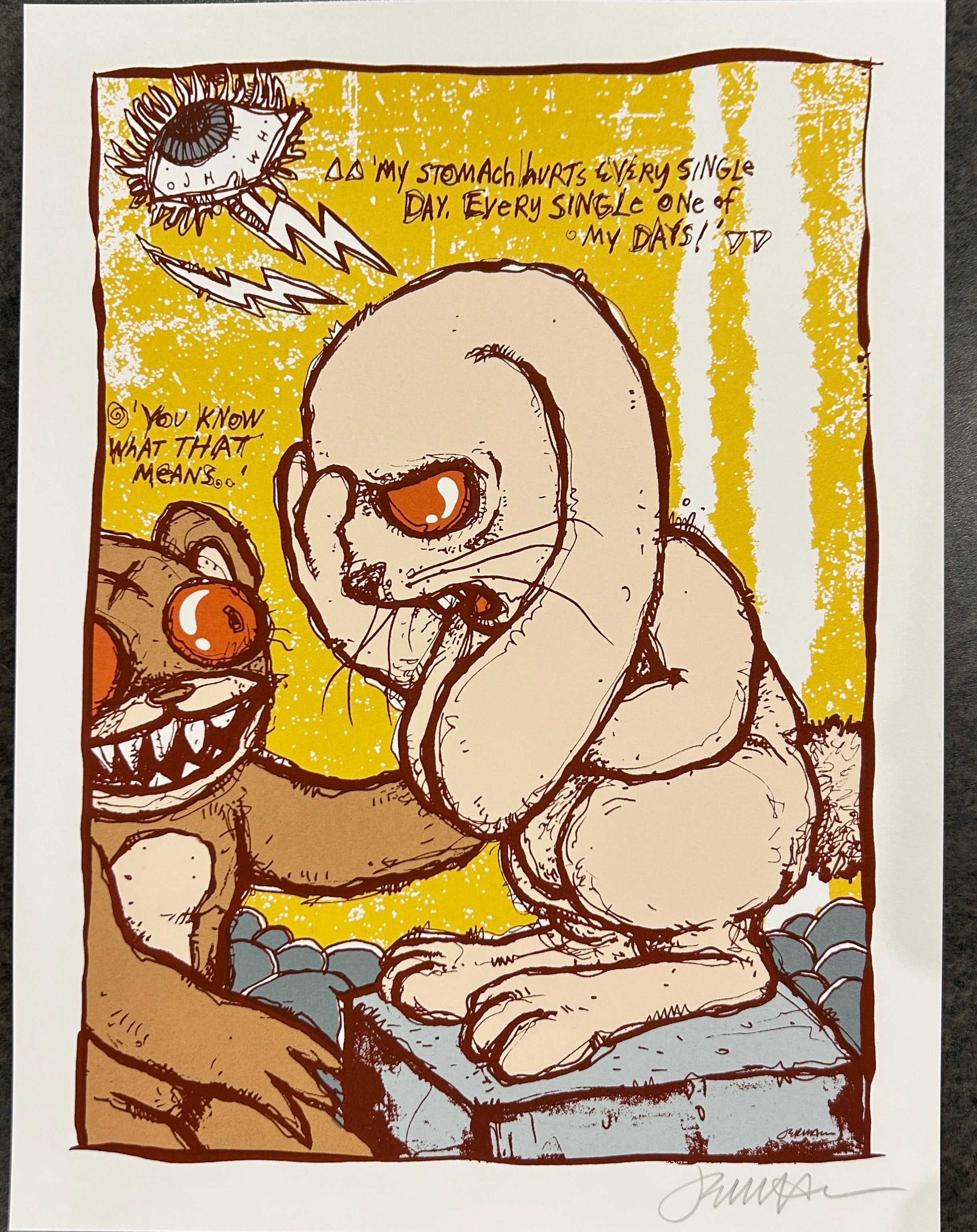 A Day in the Life- White Stock