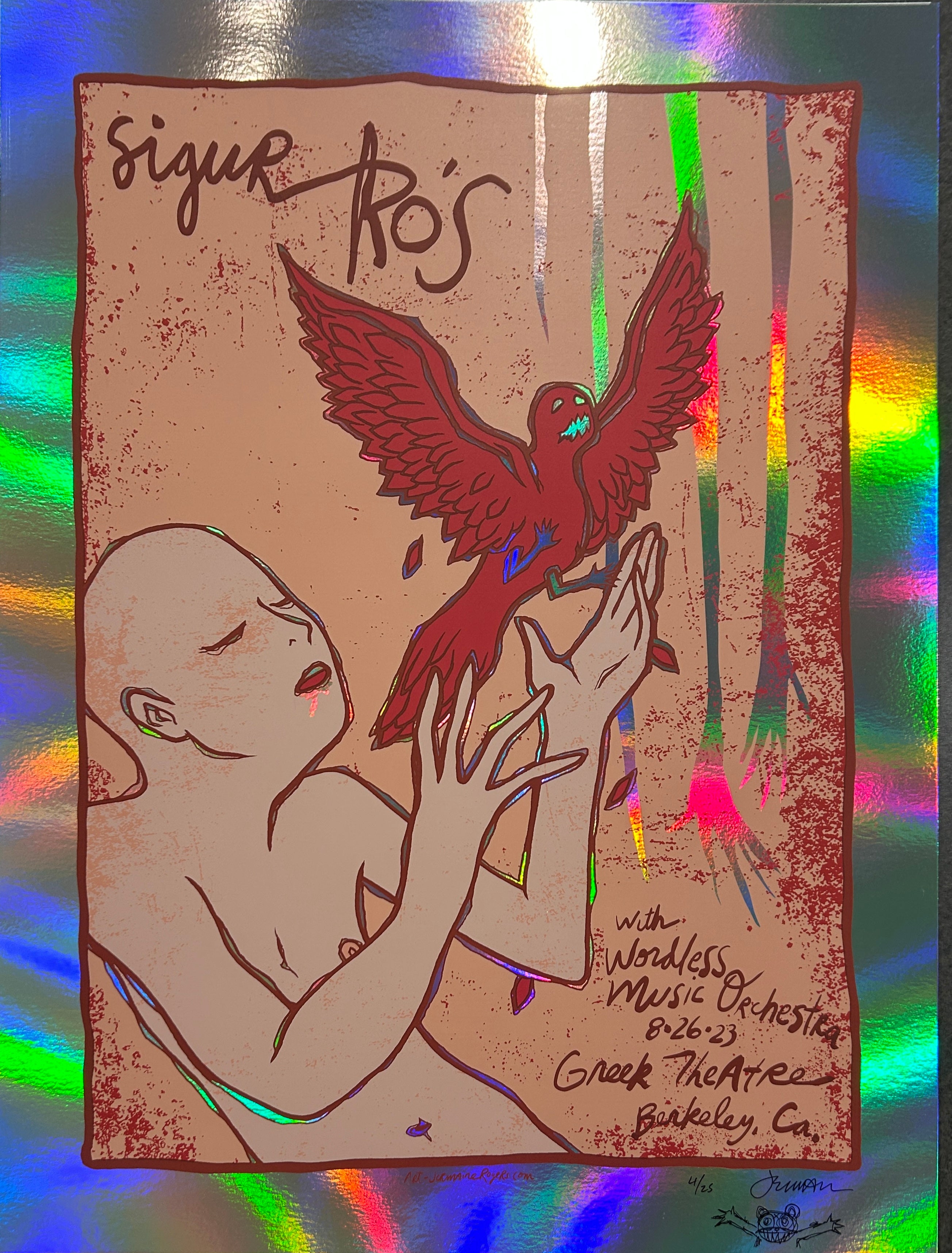 Sigur Rós 8.26 Berkeley- Foil with Remarque 4/25