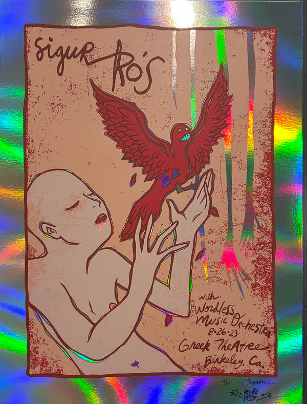 Sigur Rós 8.26 Berkeley- Foil with Remarque 4/25