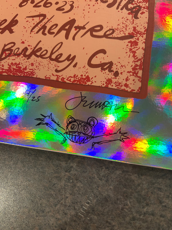 Sigur Rós 8.26 Berkeley- Foil with Remarque 4/25