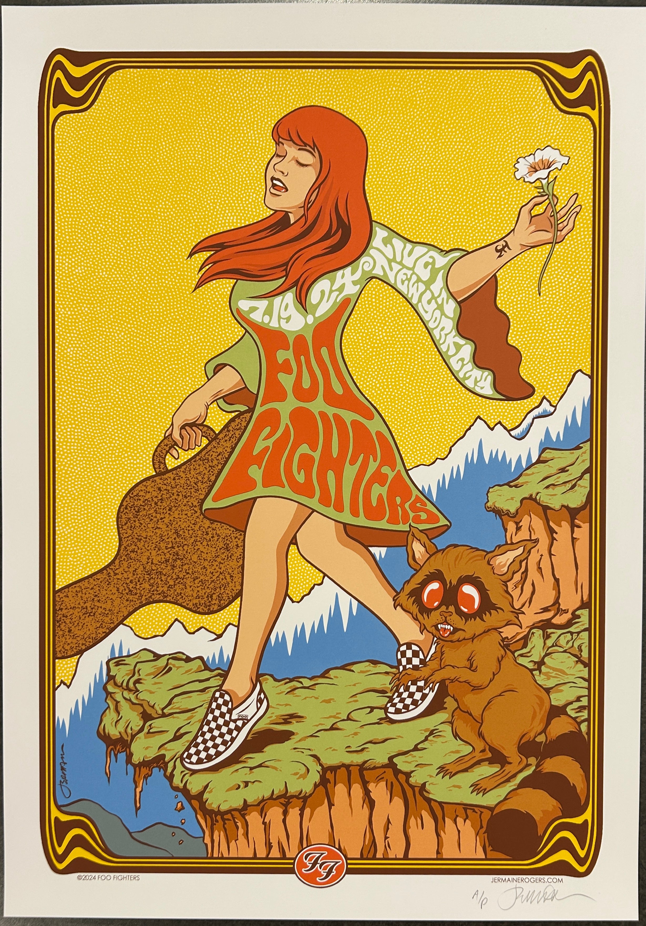 FOO FIGHTERS New York 7.19 - White - A/P