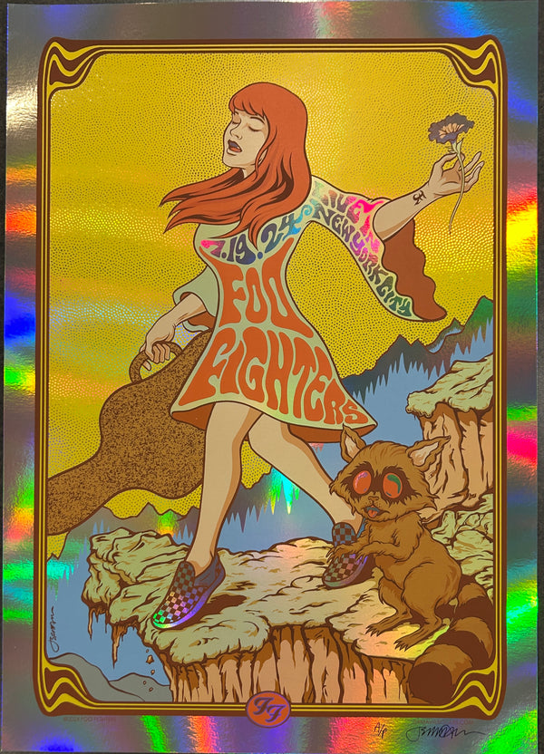 FOO FIGHTERS New York 7.19 - A/P on Foil