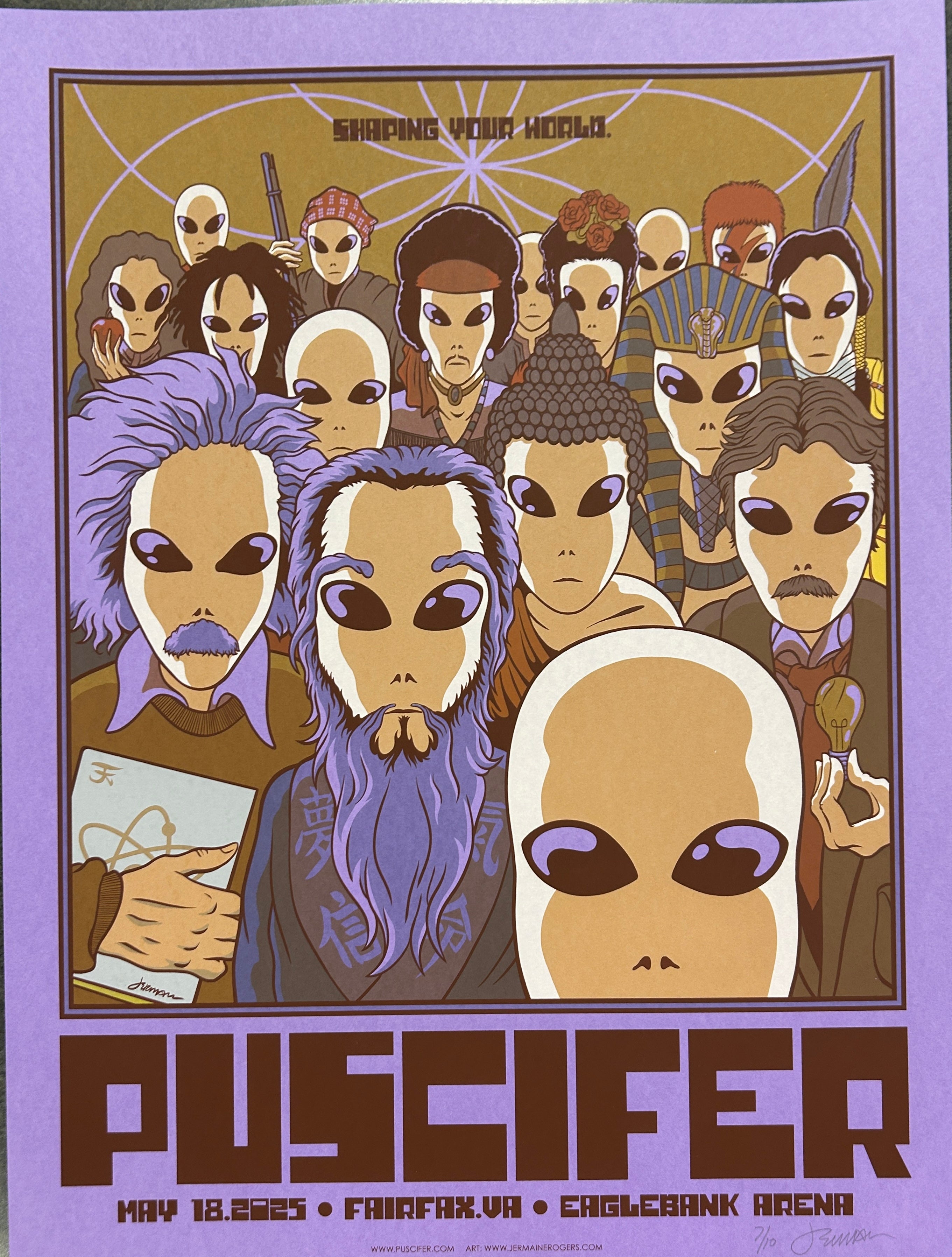 Puscifer - May 18th - Fairfax - Light Purple- 7/10 RARE!