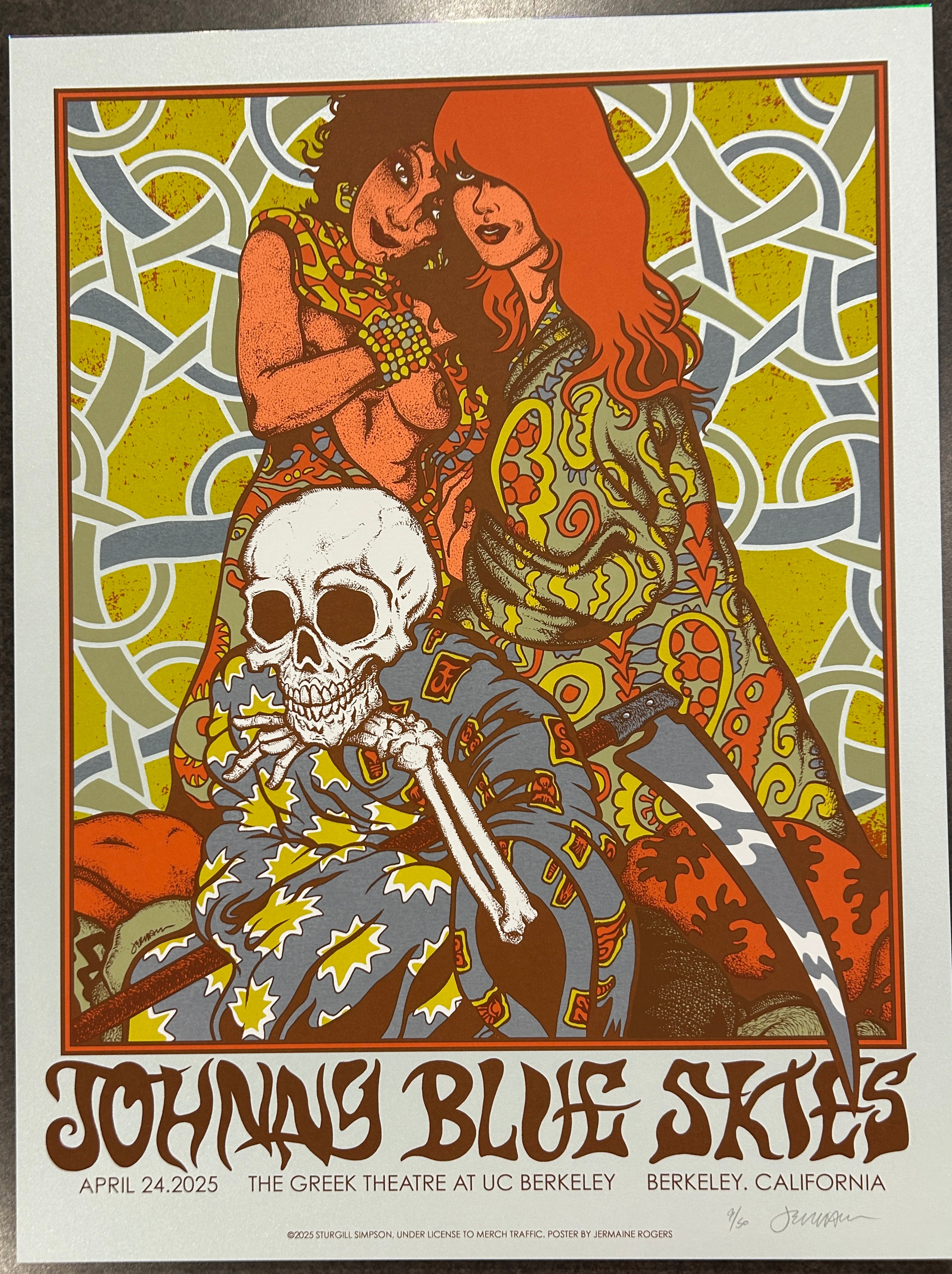 Johnny Blue Skies 4.24 Berkeley CA - Light Blue Stardream - 10/50