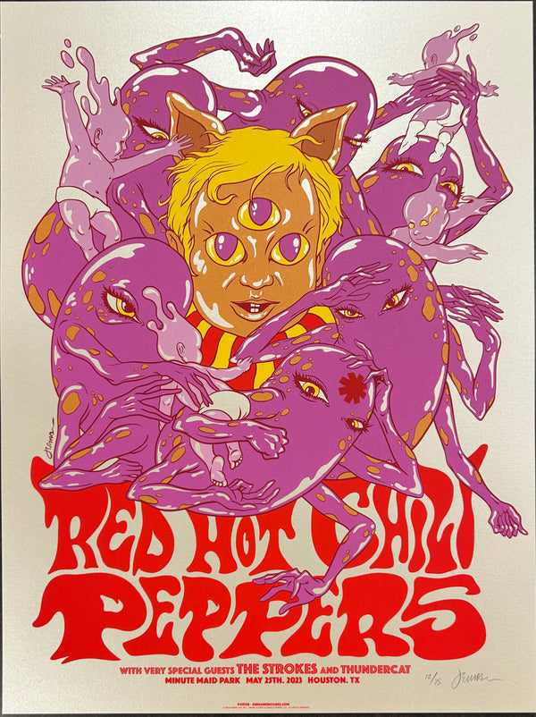 Red Hot Chili Peppers - Opal Stardream - 71/75 w/ The Strokes - Houston, TX