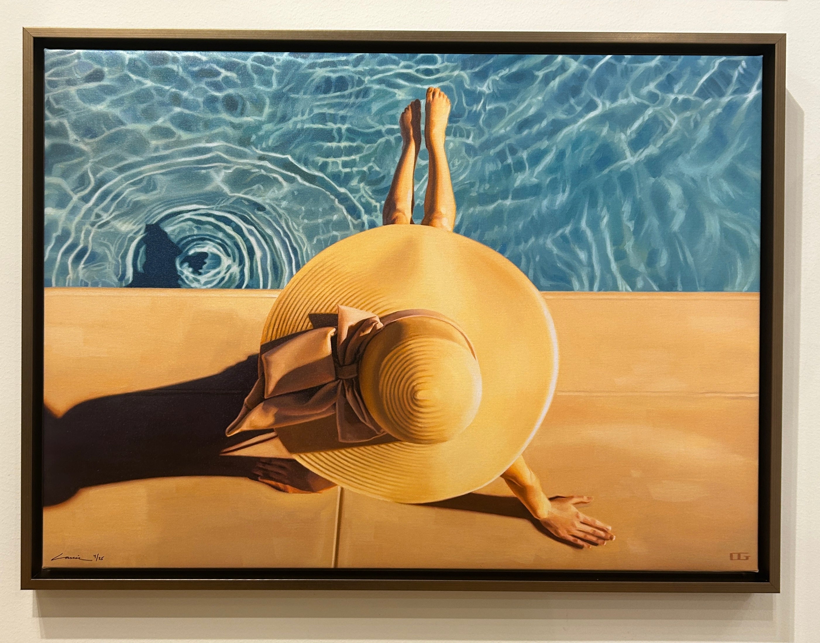 Poolside 4/25 - FRAMED