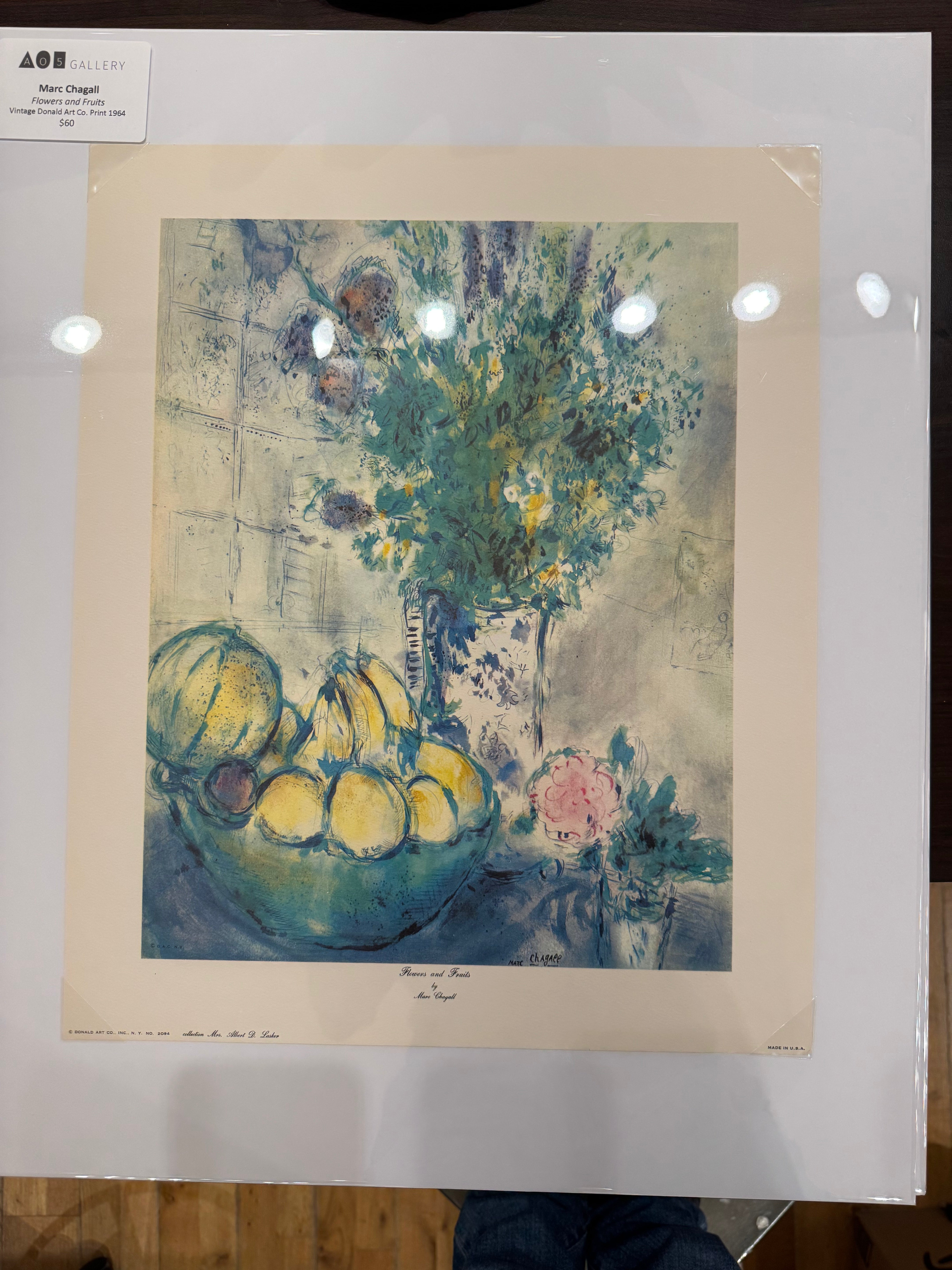 Donald Art Co Marc Chagall Flowers and Fruits