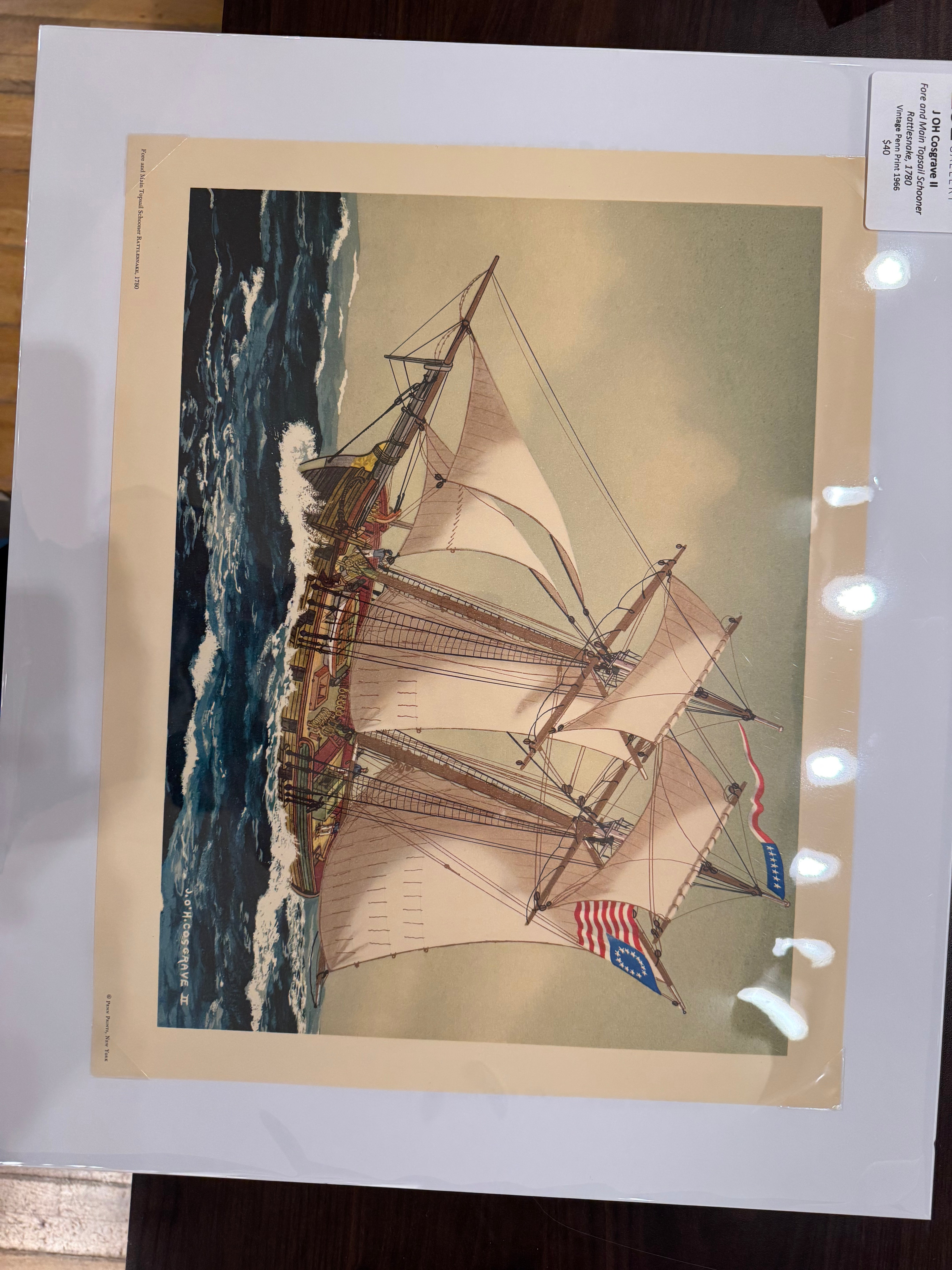 Fore and Main Topsail