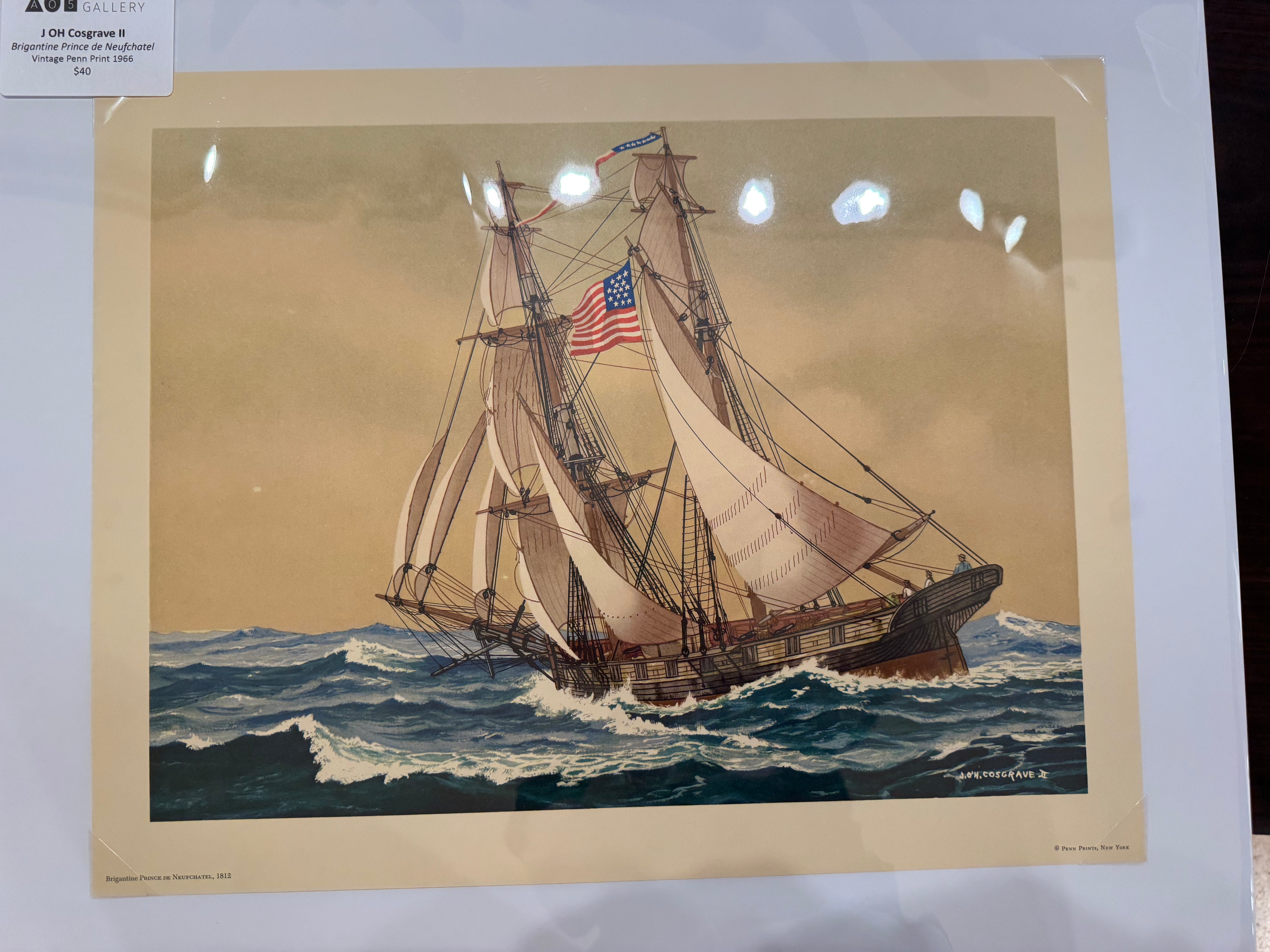 Brigantine Prince Penn Print