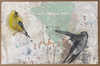 Yellow Bird, Black Bird - Framed