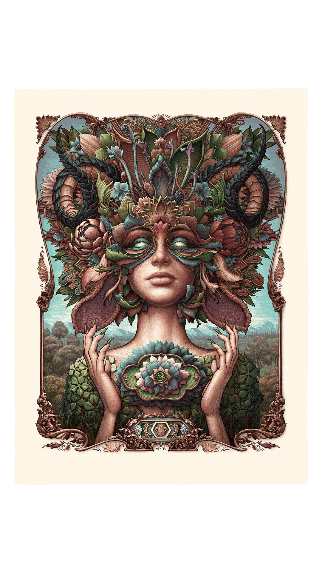 Spring Eternal + A Single Moment (serene) - Triptych