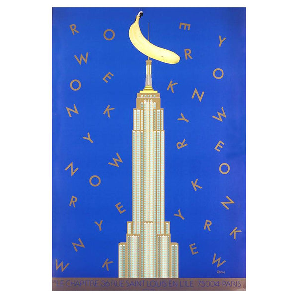 New York - La Chapitre Banana travel poster