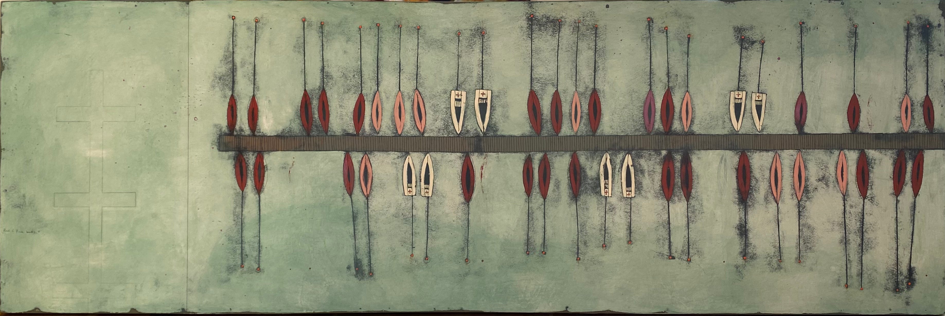 Red & Pink Boats