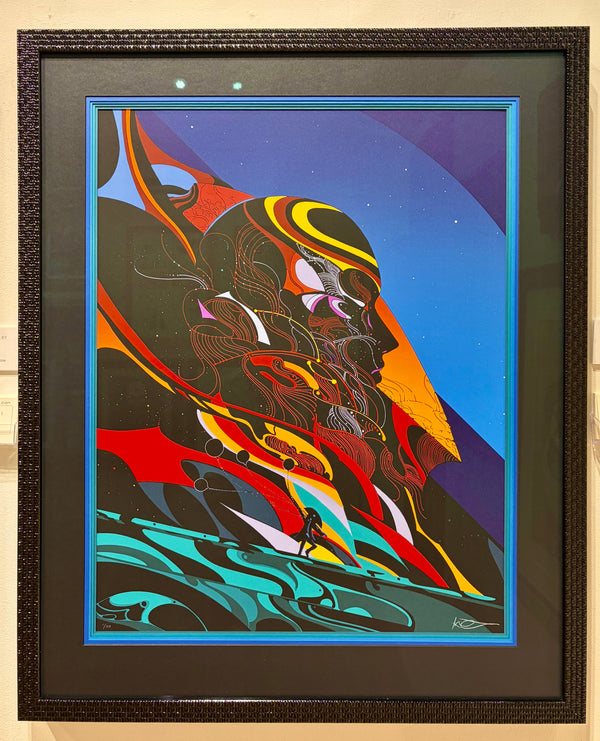 On the Void Trail - Framed