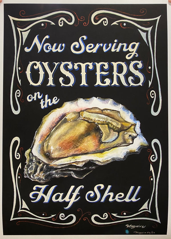 Oysters on the Half Shell #50/50