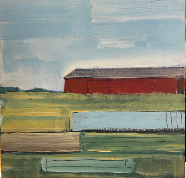 Long Red Barn Study I