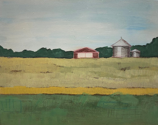 Red Barn, Yellow Fields, Green Clover