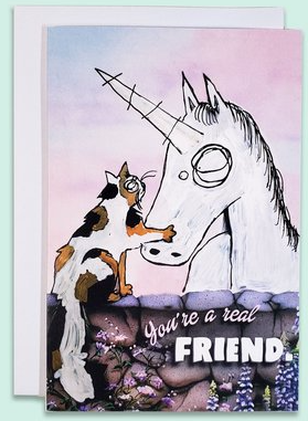 You're a Real Friend Greeting Card