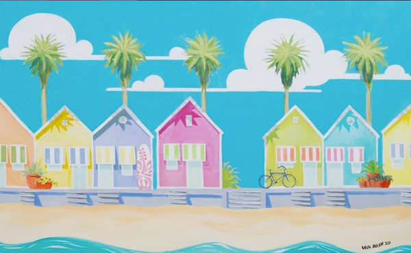 Beach Houses Small Print 5/200