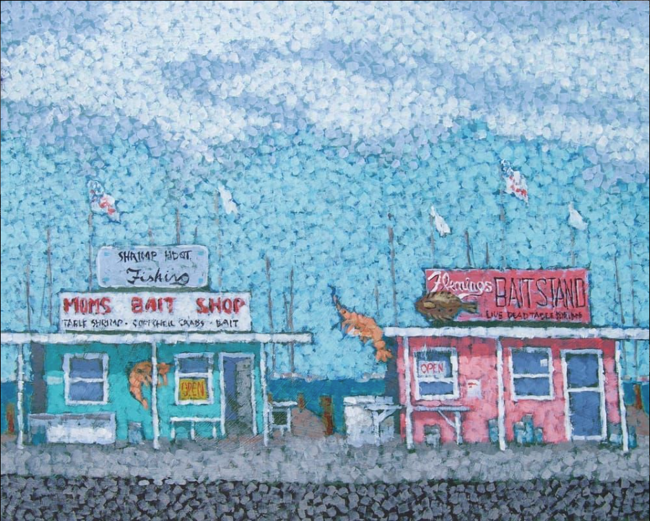 Rockport Bait Stands Small Print 4/200
