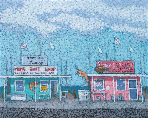 Rockport Bait Stands Small Print 3/200