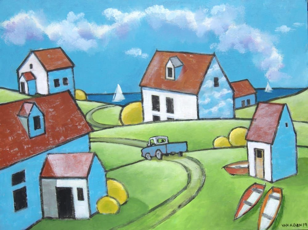 Northern Seaside Village Small Print 3/200