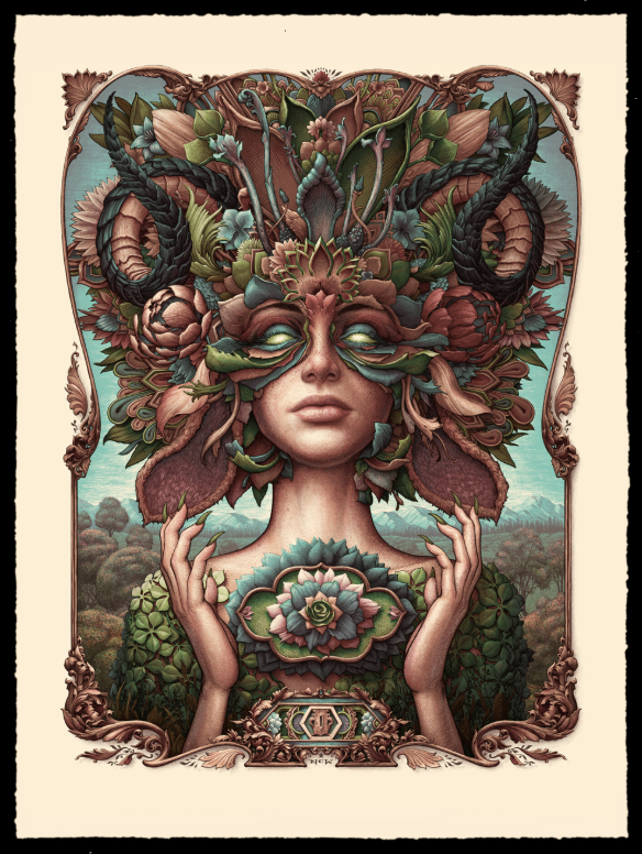 Spring Eternal + A Single Moment (serene) - Triptych