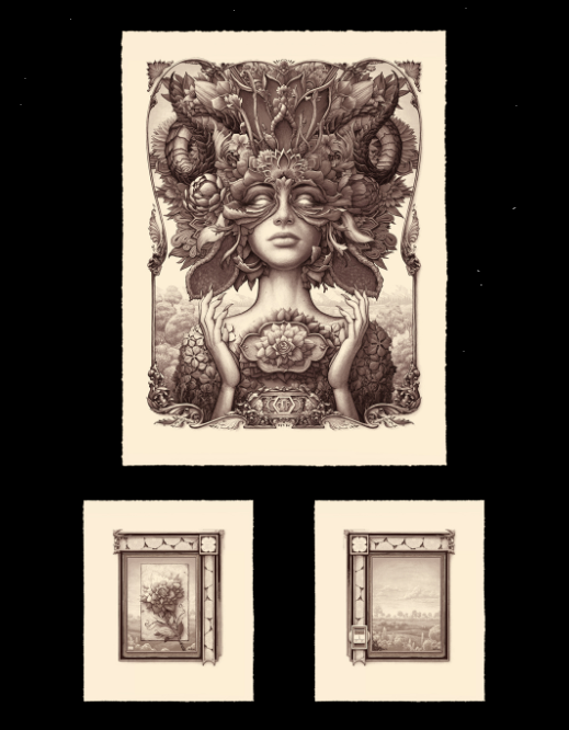 Spring Eternal + A Single Moment (Nostalgia) - Triptych