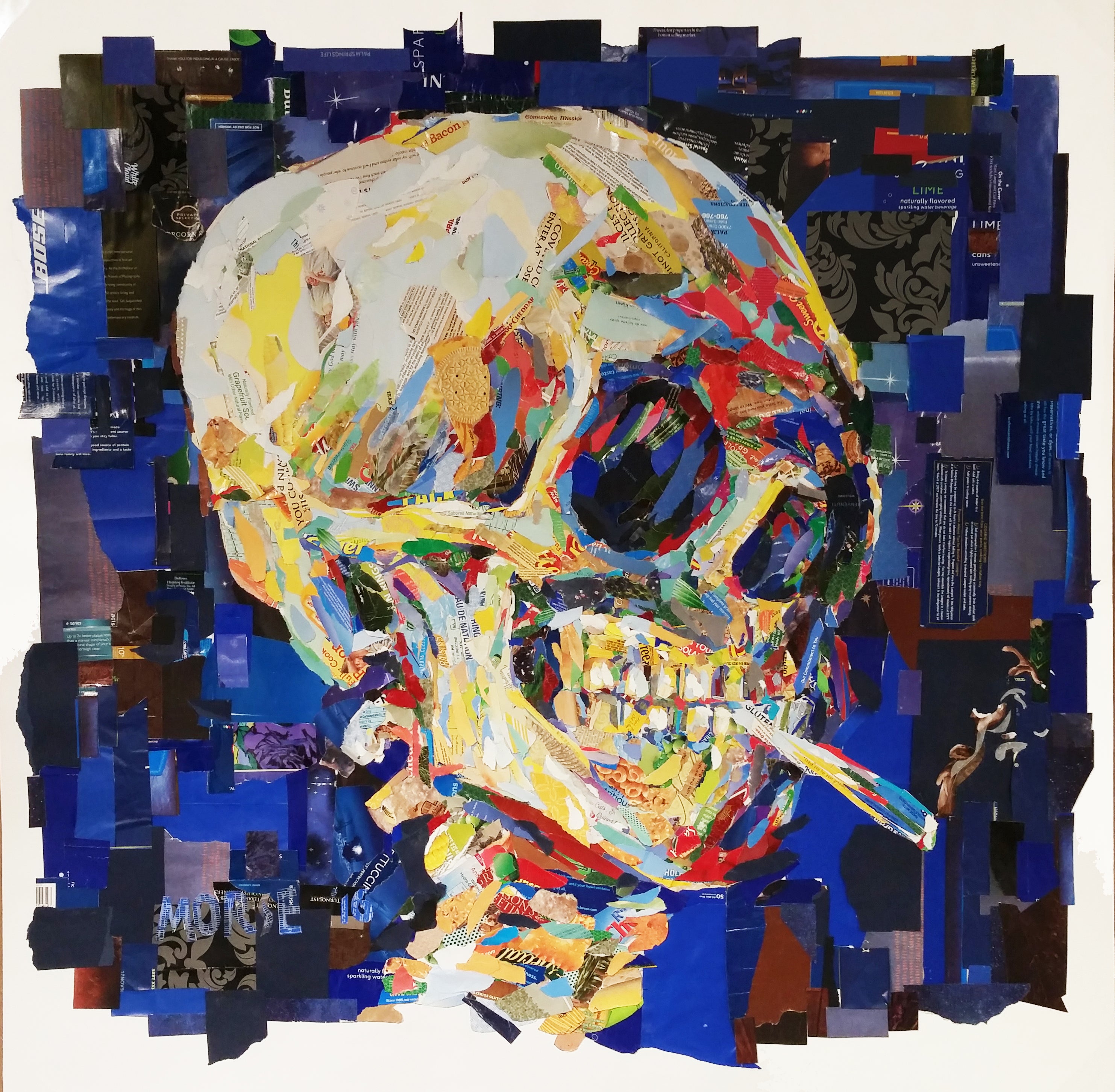 Van Gogh Skull