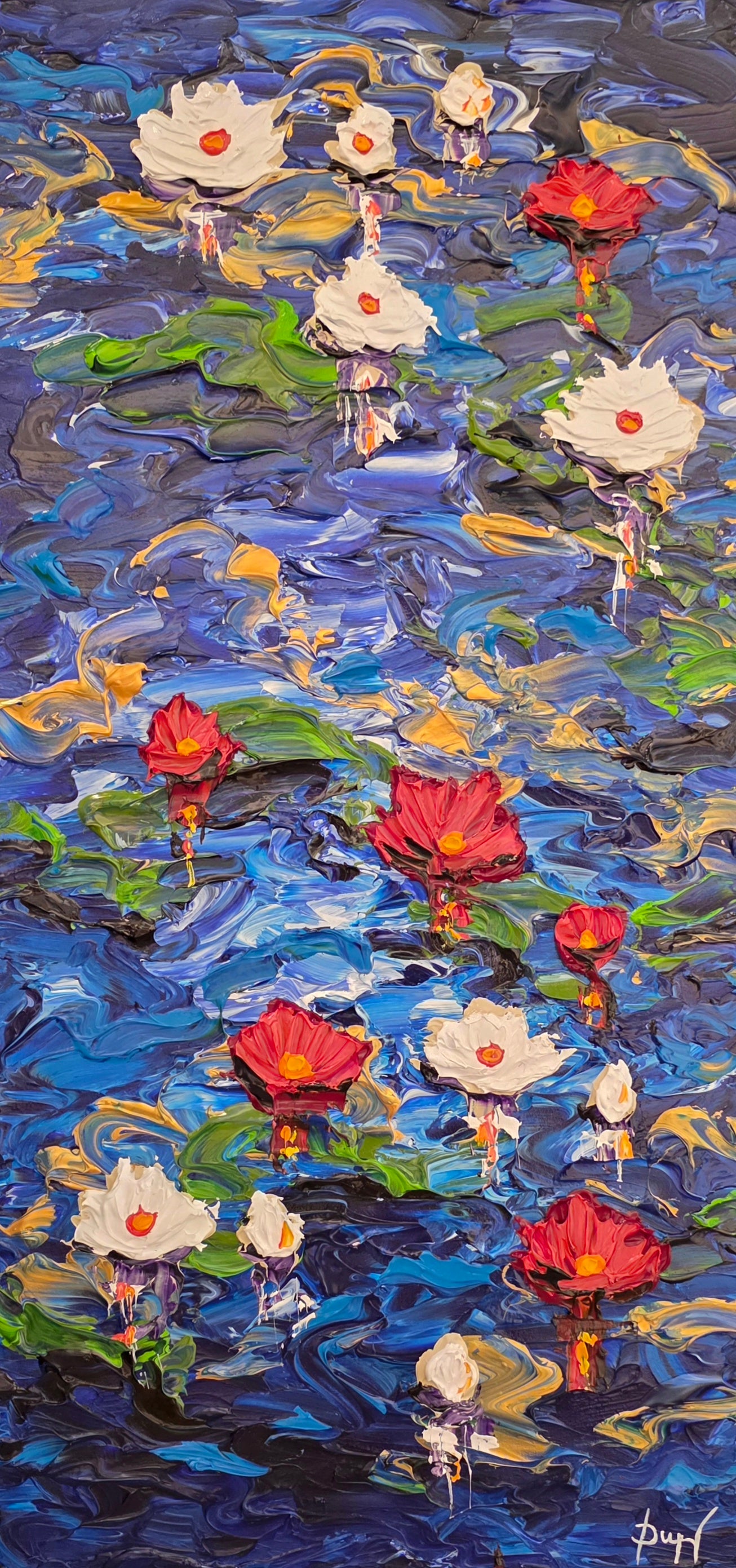 Lilies of Deep Reflection