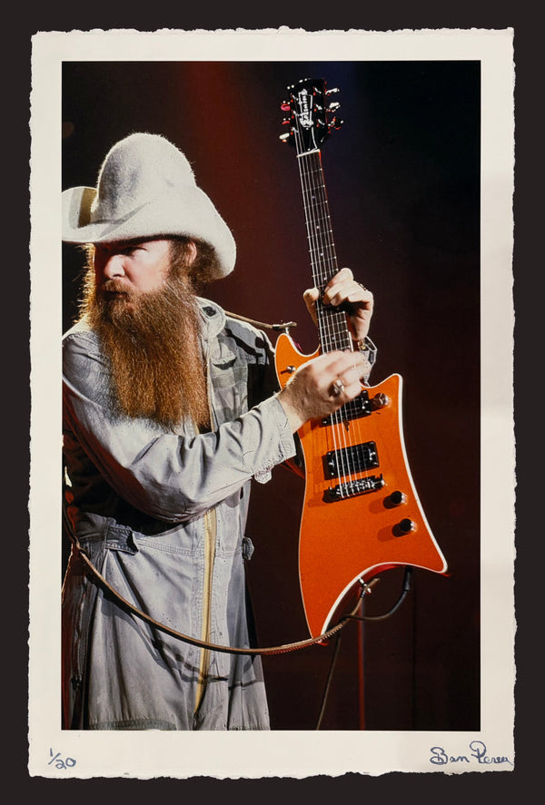 ZZ Top - Billy (orange guitar, looking away) 1/20