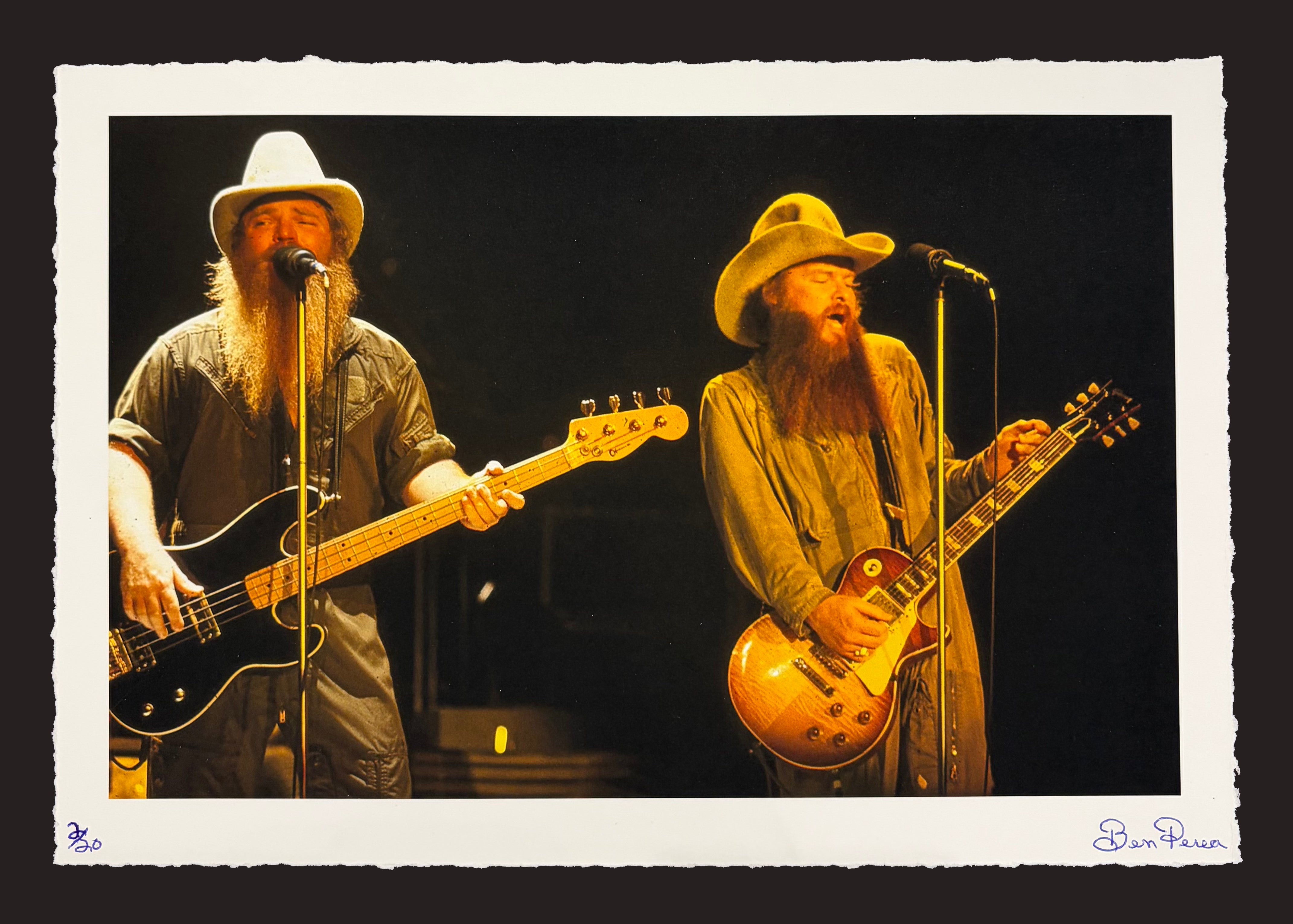 ZZ Top - Dusty singing Billy gesture 1/20 Large
