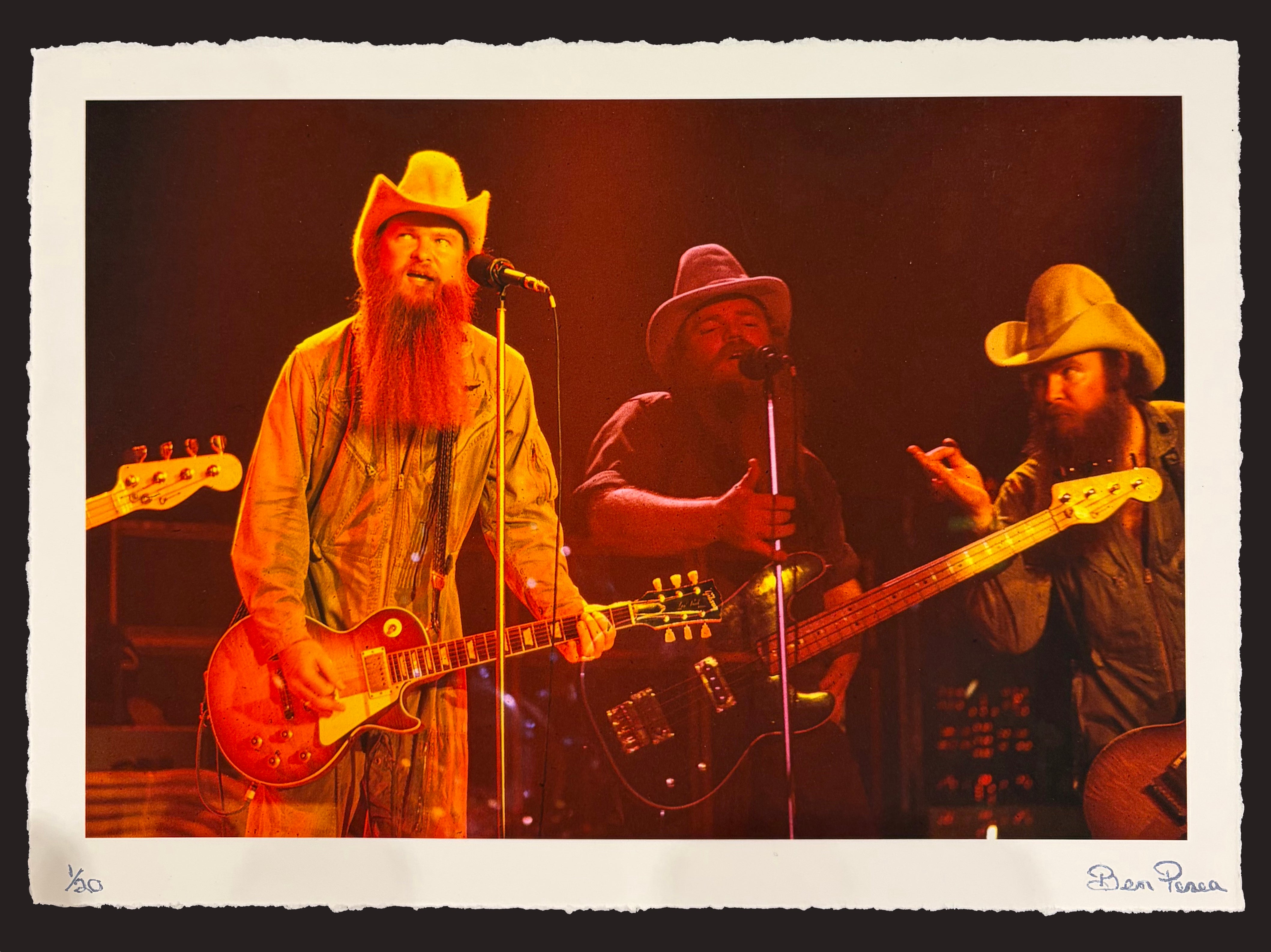 ZZ Top - Dusty Double exposure 1/20 - Framed