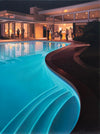 Evening at Twin Palms 2/25 - Framed