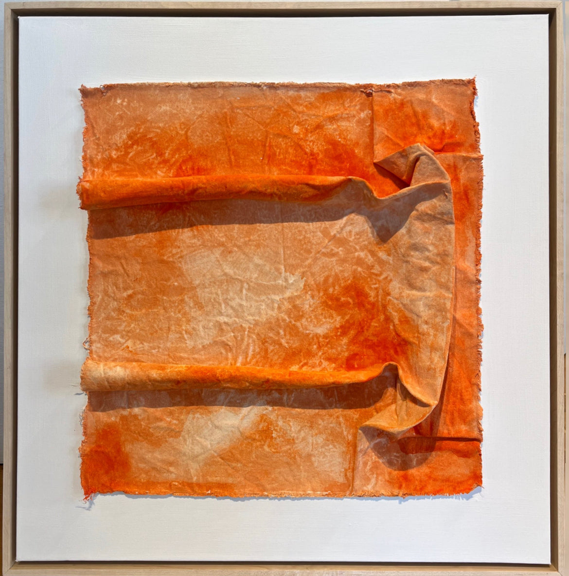 Canvas Sculpture Orange
